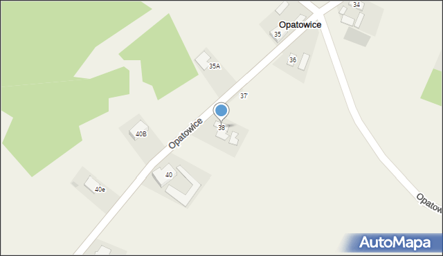 Opatowice, Opatowice, 38, mapa Opatowice