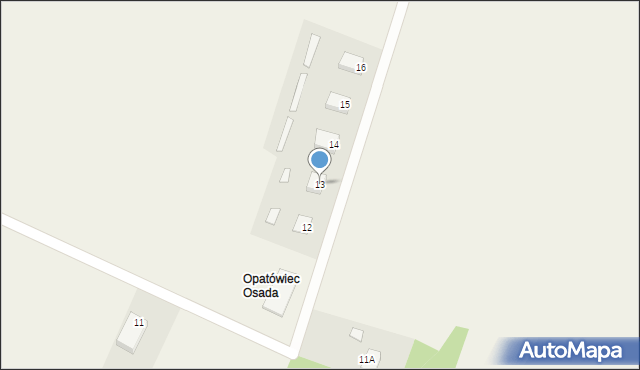 Opatówiec, Opatówiec, 13, mapa Opatówiec