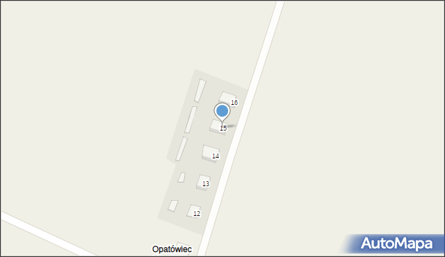 Opatówiec, Opatówiec, 15, mapa Opatówiec