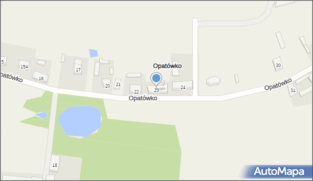 Opatówko, Opatówko, 23, mapa Opatówko