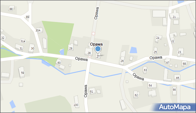 Opawa, Opawa, 27, mapa Opawa