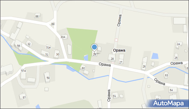 Opawa, Opawa, 29, mapa Opawa