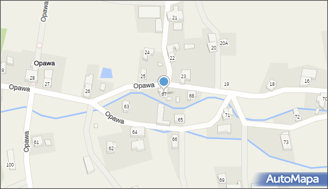 Opawa, Opawa, 67, mapa Opawa