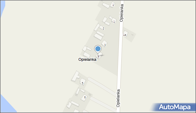 Opielanka, Opielanka, 4, mapa Opielanka