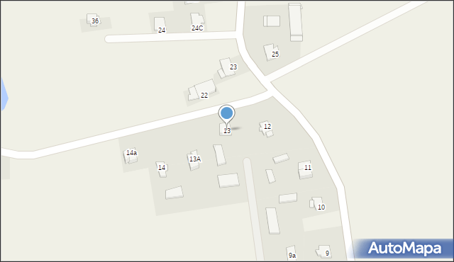 Opinogóra Dolna, Opinogóra Dolna, 13, mapa Opinogóra Dolna
