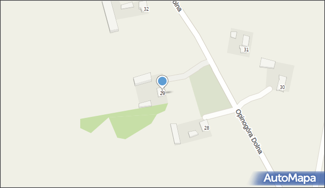 Opinogóra Dolna, Opinogóra Dolna, 29, mapa Opinogóra Dolna