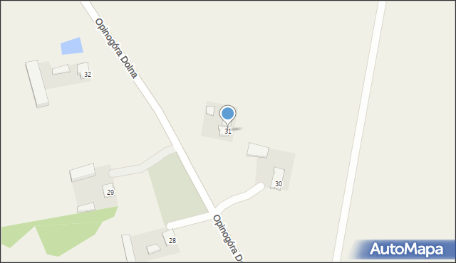 Opinogóra Dolna, Opinogóra Dolna, 31, mapa Opinogóra Dolna