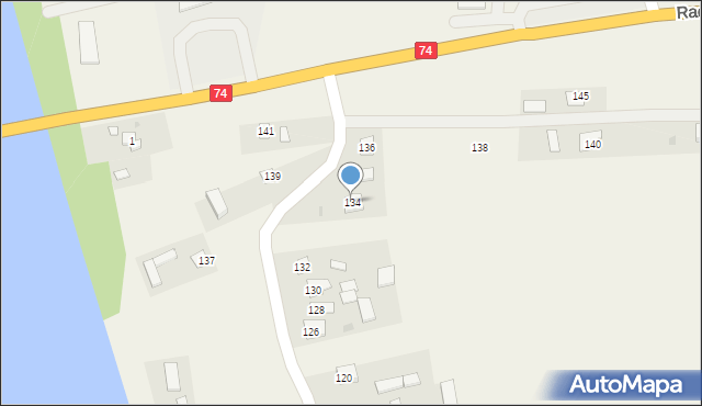 Opoczka Mała, Opoczka Mała, 134, mapa Opoczka Mała