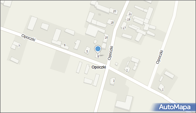 Opoczki, Opoczki, 4, mapa Opoczki