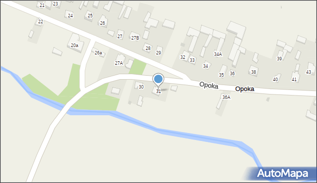 Opoka, Opoka, 31, mapa Opoka