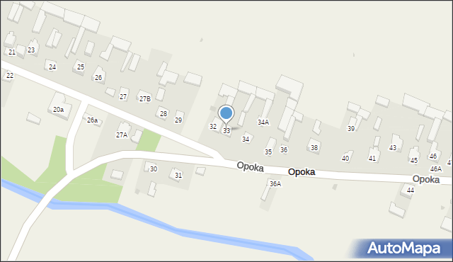 Opoka, Opoka, 33, mapa Opoka