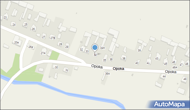 Opoka, Opoka, 34, mapa Opoka