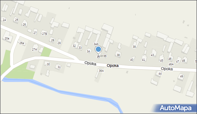 Opoka, Opoka, 35, mapa Opoka
