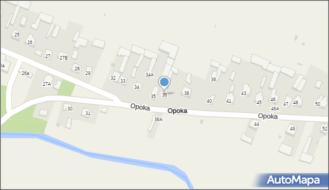 Opoka, Opoka, 36, mapa Opoka