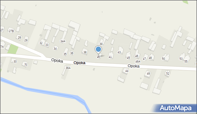 Opoka, Opoka, 40, mapa Opoka