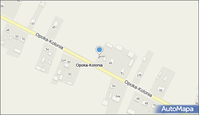 Opoka-Kolonia, Opoka-Kolonia, 47, mapa Opoka-Kolonia