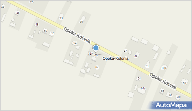 Opoka-Kolonia, Opoka-Kolonia, 60, mapa Opoka-Kolonia