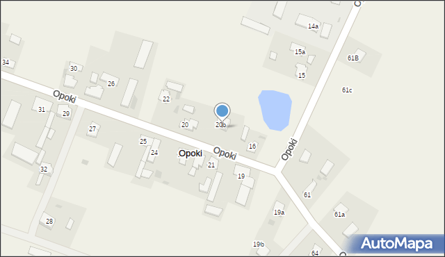 Opoki, Opoki, 27a, mapa Opoki