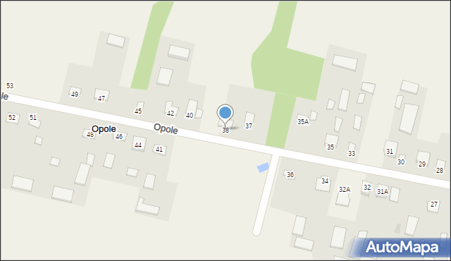 Opole, Opole, 38, mapa Opola