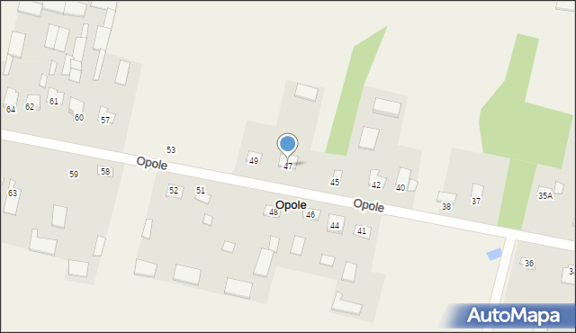 Opole, Opole, 47, mapa Opola