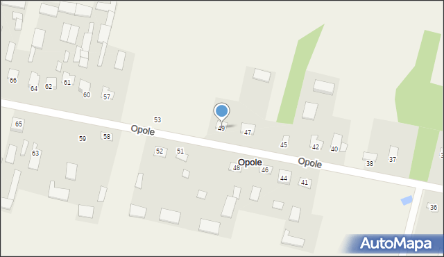 Opole, Opole, 49, mapa Opola