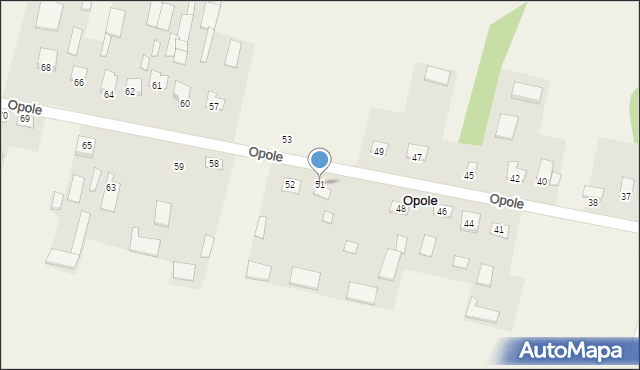 Opole, Opole, 51, mapa Opola