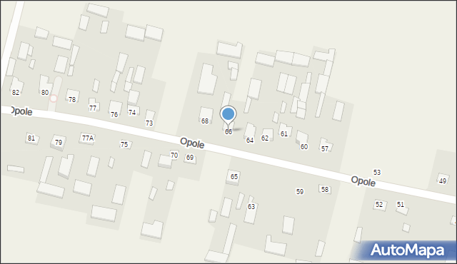 Opole, Opole, 66, mapa Opola