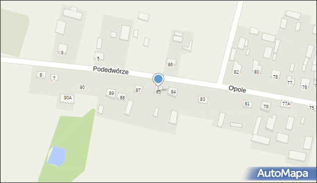Opole, Opole, 85, mapa Opola