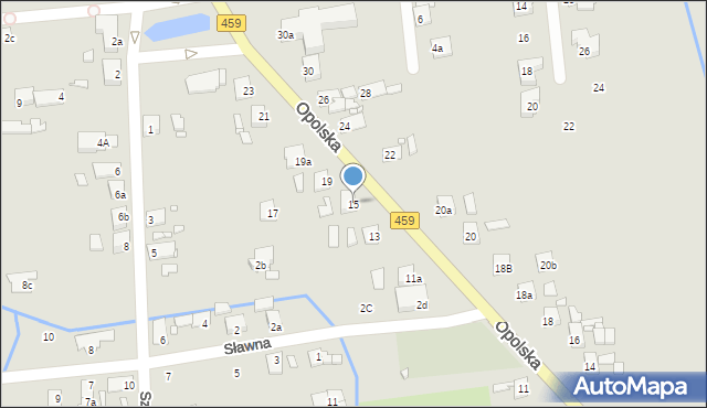 Opole, Opolska, 15, mapa Opola