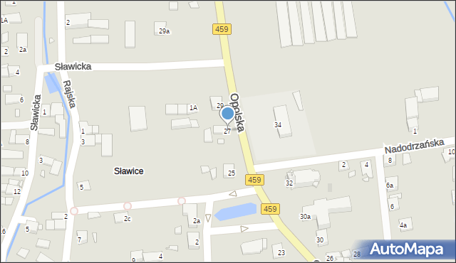 Opole, Opolska, 27, mapa Opola