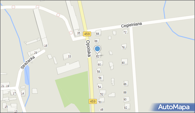 Opole, Opolska, 62, mapa Opola