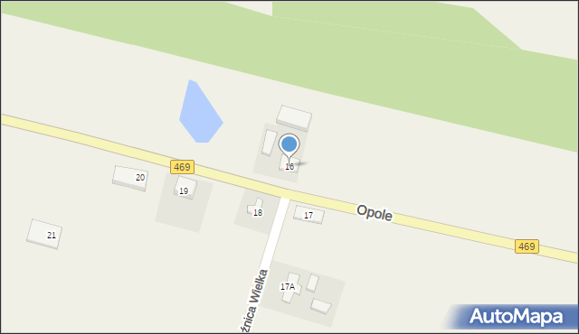 Opole, Opole, 16, mapa Opola