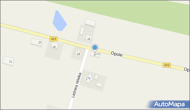 Opole, Opole, 17, mapa Opola