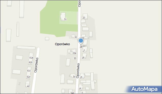 Oporówko, Oporówko, 18, mapa Oporówko