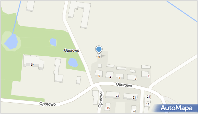 Oporowo, Oporowo, 6, mapa Oporowo