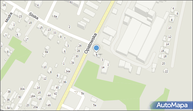 Ostrowiec Świętokrzyski, Opatowska, 5, mapa Ostrowiec Świętokrzyski
