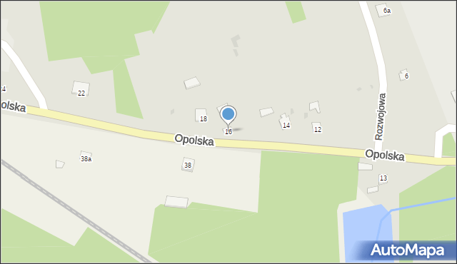 Poniatowa, Opolska, 16, mapa Poniatowa