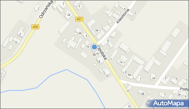 Popielów, Opolska, 6a, mapa Popielów