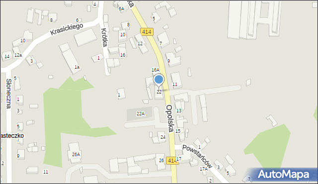 Prószków, Opolska, 22, mapa Prószków