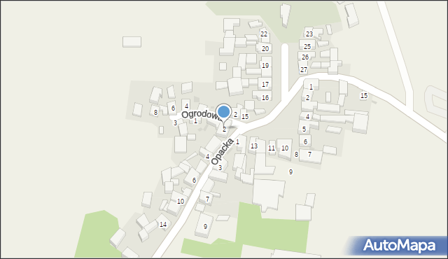 Przemęt, Opacka, 2, mapa Przemęt