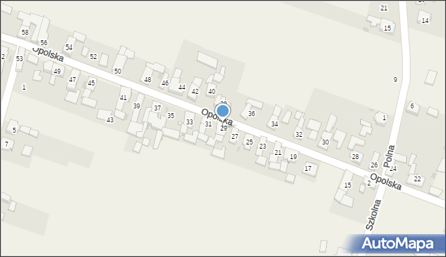 Racławiczki, Opolska, 29, mapa Racławiczki