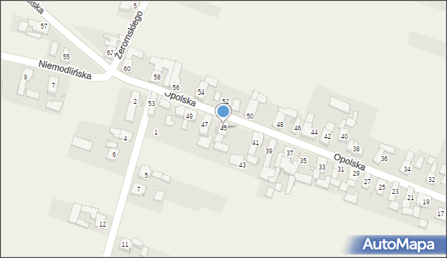 Racławiczki, Opolska, 45, mapa Racławiczki