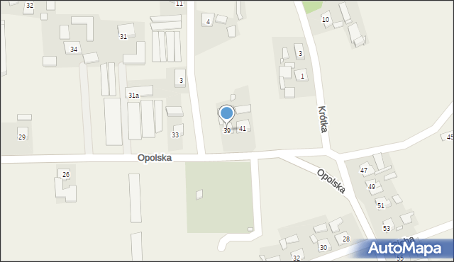 Radawie, Opolska, 39, mapa Radawie