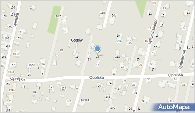 Radom, Opolska, 15, mapa Radomia