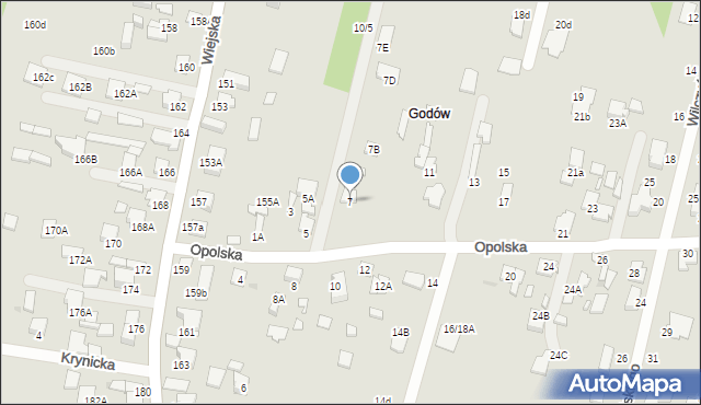 Radom, Opolska, 7, mapa Radomia