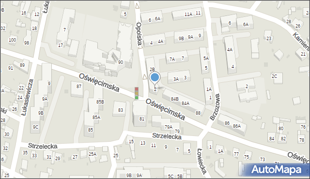 Ruda Śląska, Opolska, 2, mapa Rudy Śląskiej