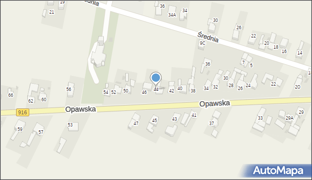 Samborowice, Opawska, 44, mapa Samborowice