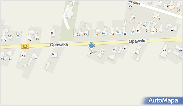 Samborowice, Opawska, 47, mapa Samborowice