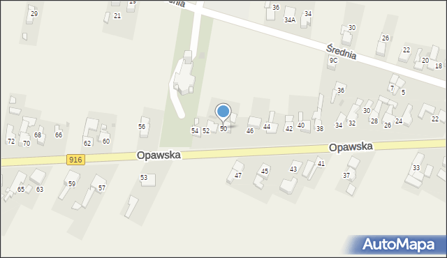 Samborowice, Opawska, 50, mapa Samborowice