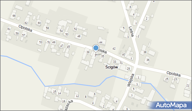 Ścigów, Opolska, 37, mapa Ścigów